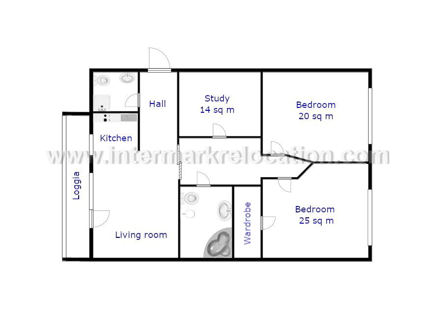 Vorontsovskie Prudy Str. - ID: 37536 - plan 1