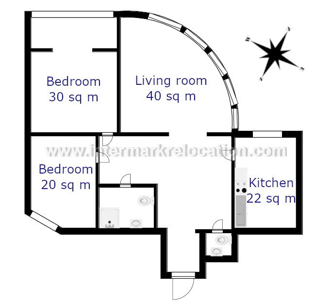 B. Gruzinskaya Str. - ID: 36333 - plan 1