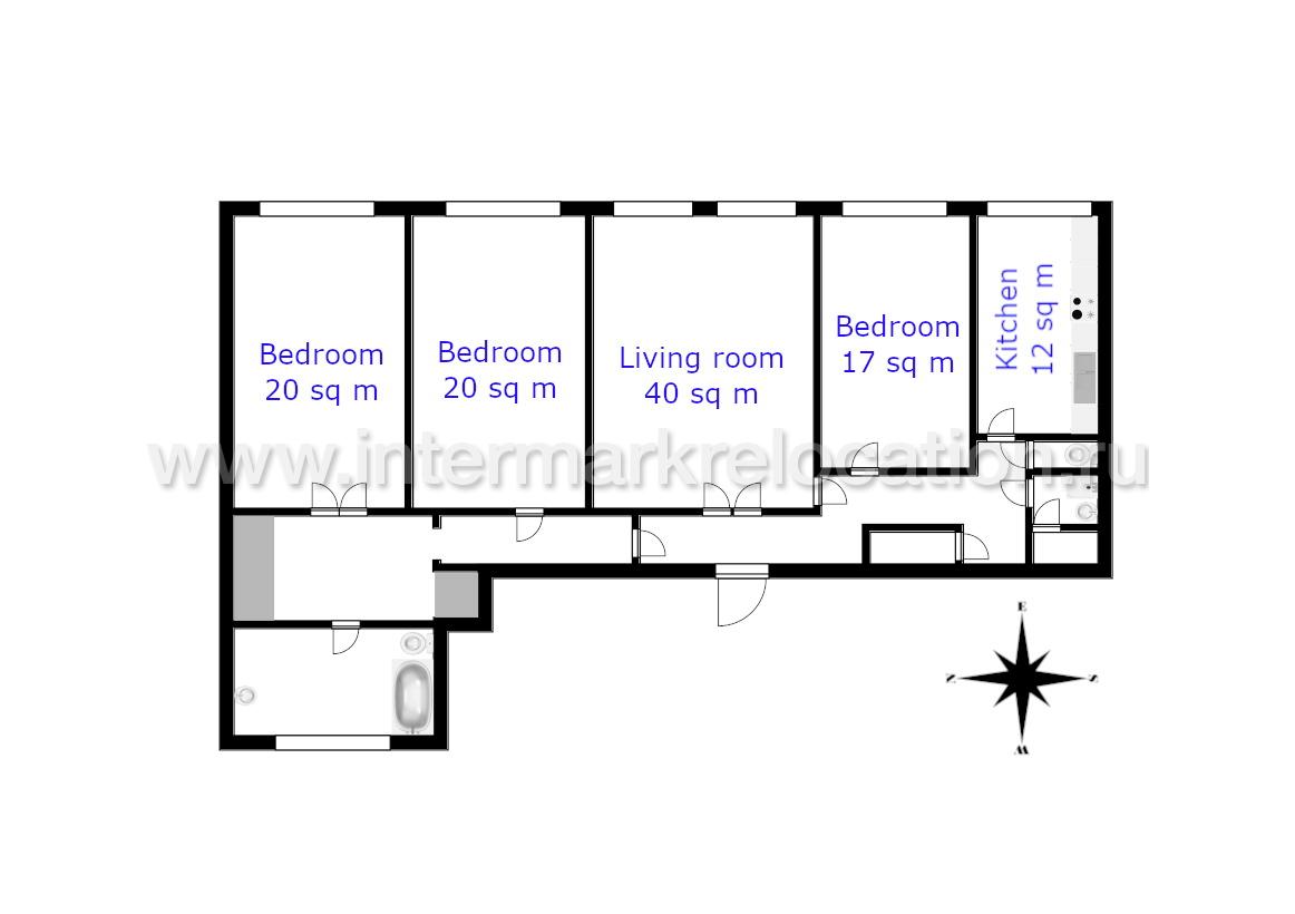 Tverskaya Str. - ID: 16772 - plan 1