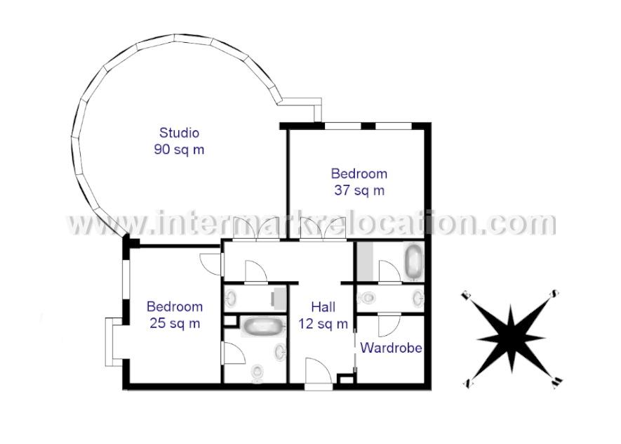 Novy Arbat Str. - ID: 32560 - plan 1