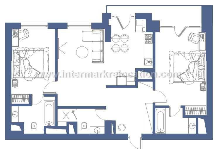 Xadra Str., 4 - ID: 45205 - plan 1