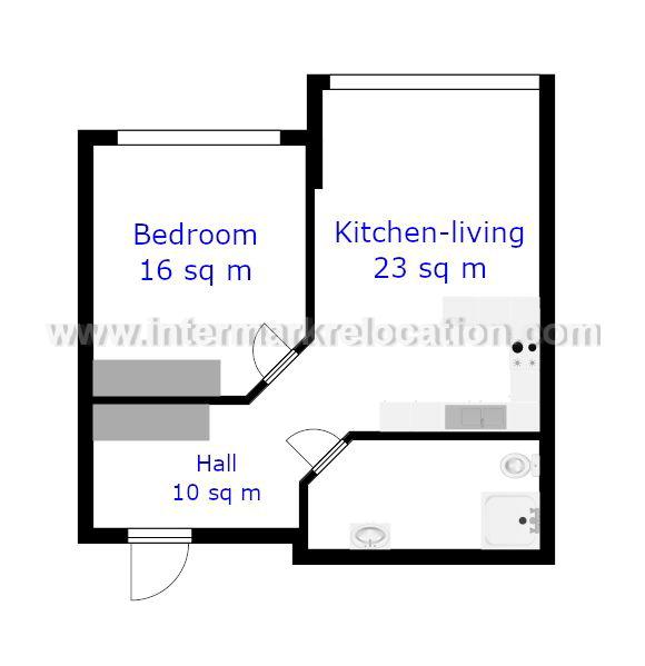 2-nd Chernogryazskaya Str. - ID: 41212 - plan 1