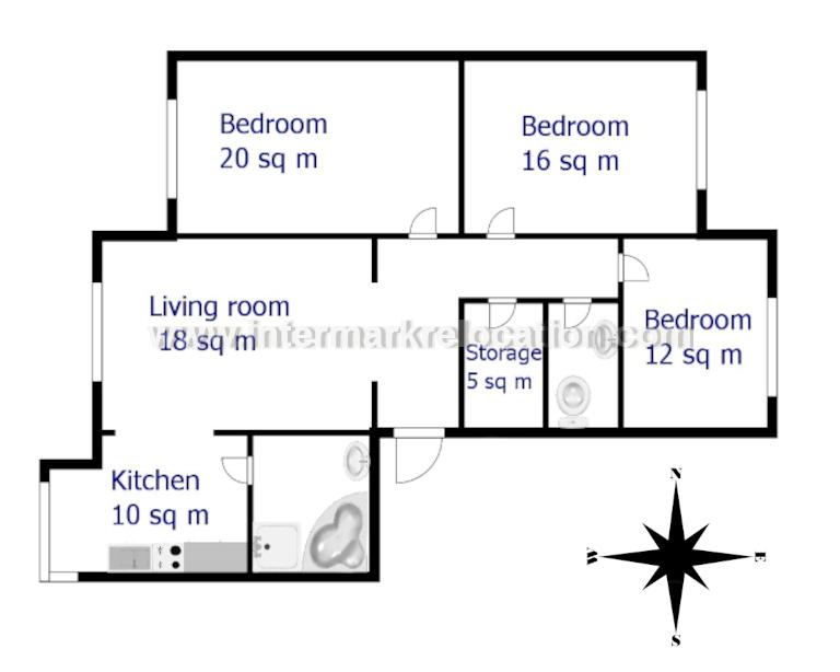 Sergeya Makeeva Str. - ID: 33601 - plan 1