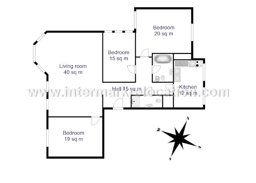 Spiridonovka Str. - ID: 28778 - plan 1