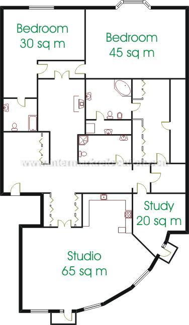 M. Bronnaya Str. - ID: 14640 - plan 1