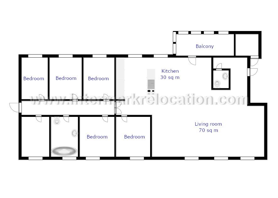 Zemlyanoy Val Str. - ID: 46083 - plan 1