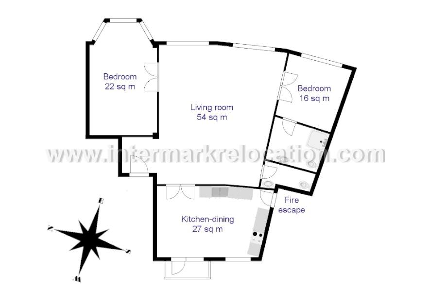 Tverskaya Str. - ID: 20615 - plan 1