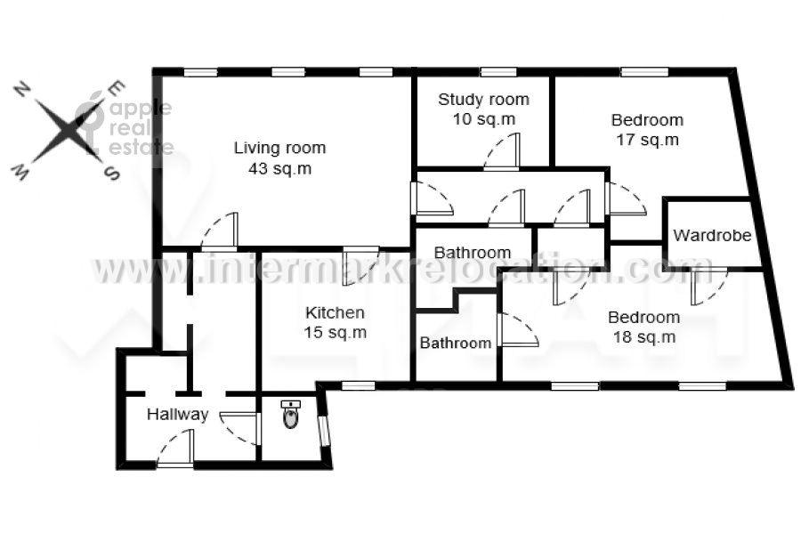 Prechistenka Str. - ID: 41932 - plan 1