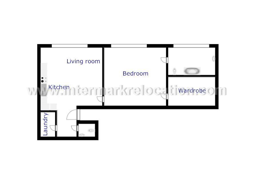 1-st Krasnogvardeyskiy Proezd - ID: 45400 - plan 1