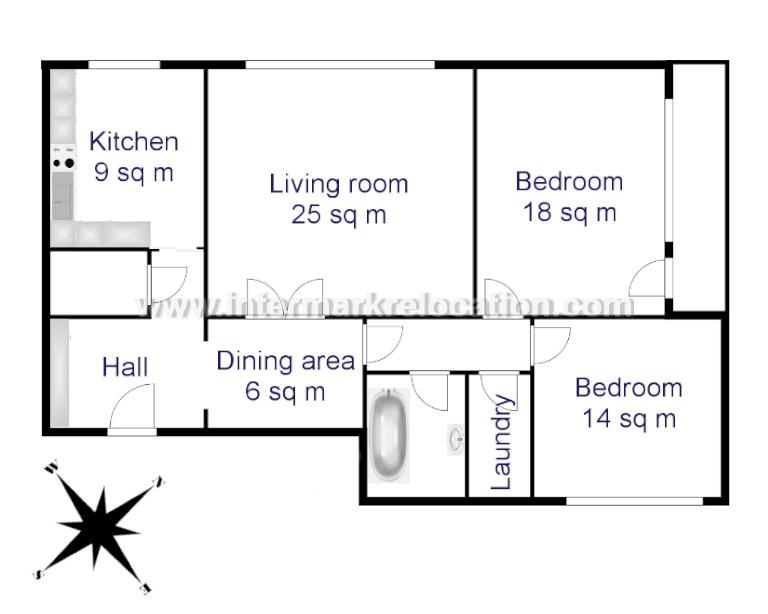 Spiridonovka Str. - ID: 28407 - plan 1