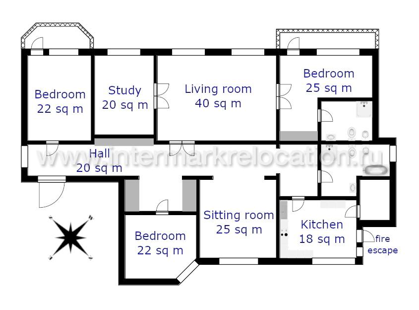 Prechistenka Str. - ID: 20094 - plan 1