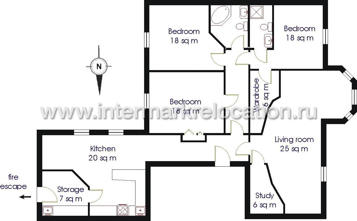 Kalashny Per. - ID: 24342 - plan 1