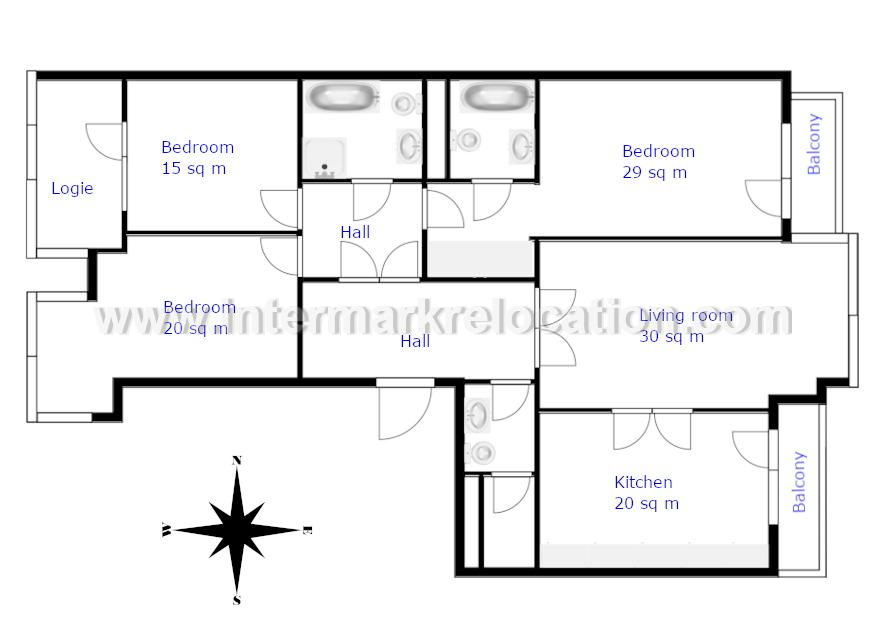Ozerkovskaya Nab. - ID: 45749 - plan 1